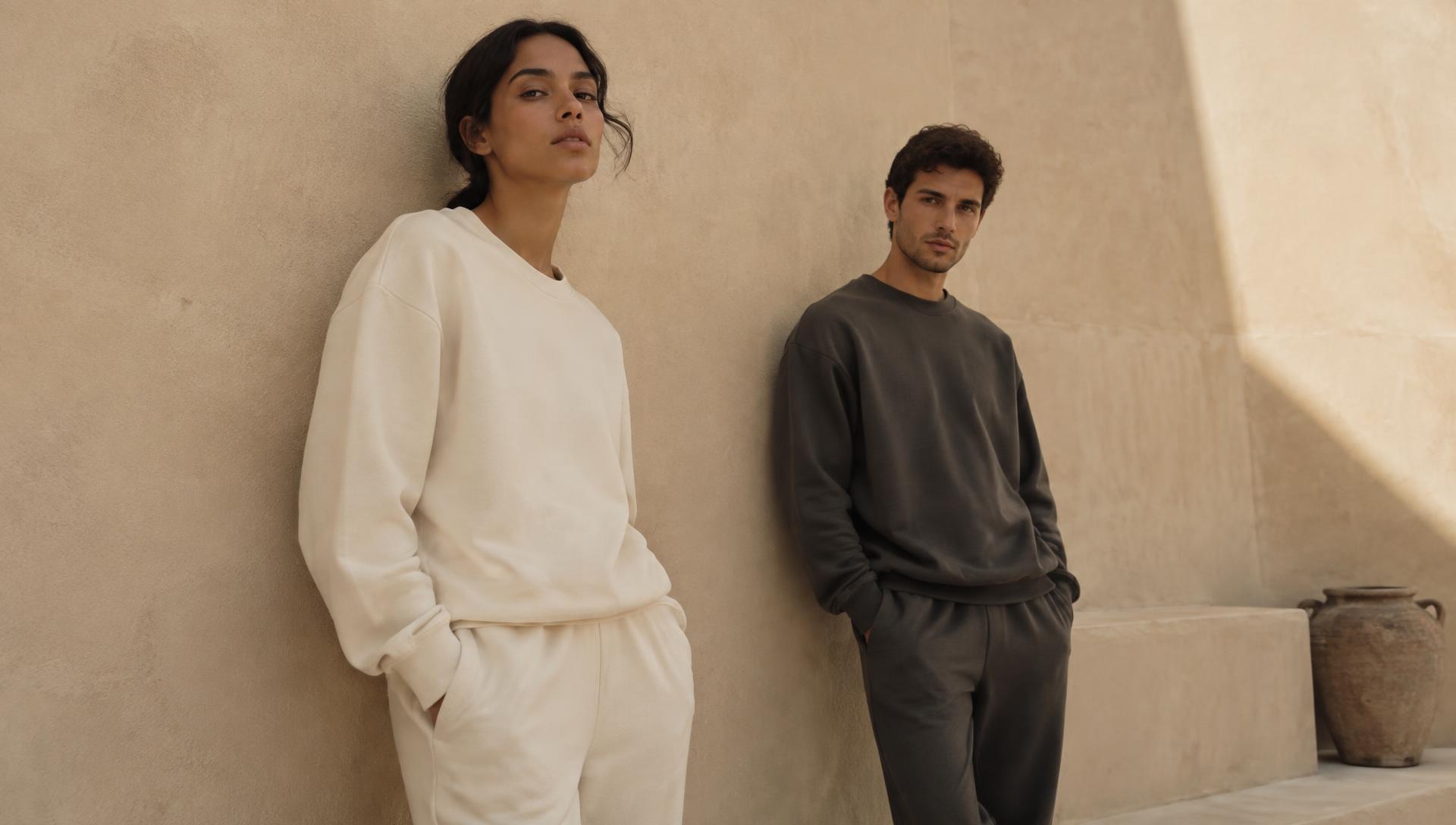 Two models wearing Threads & Co essentials